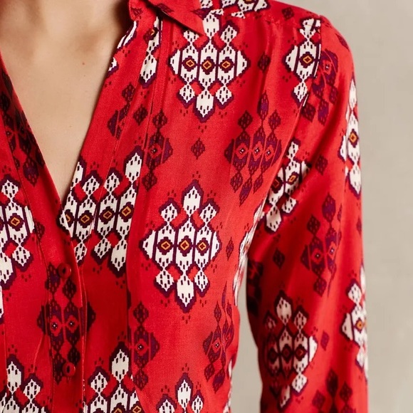 Anthropologie Woodland Walk Button Down - Picture 3 of 11